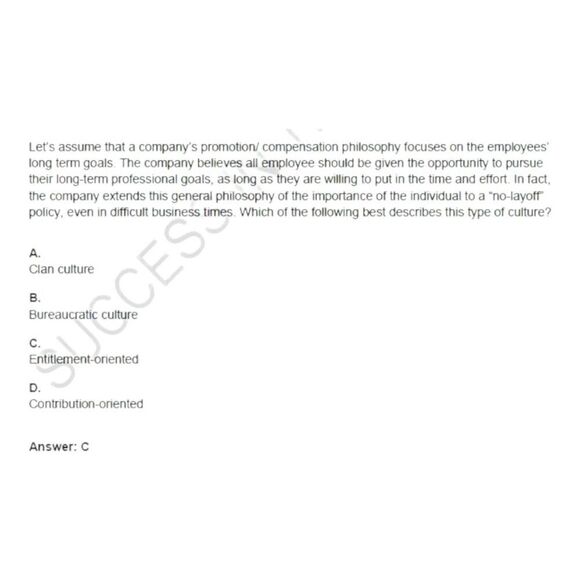 Printout HRCI Global Professional in Human Resources Study Guide - Picture 5 of 6